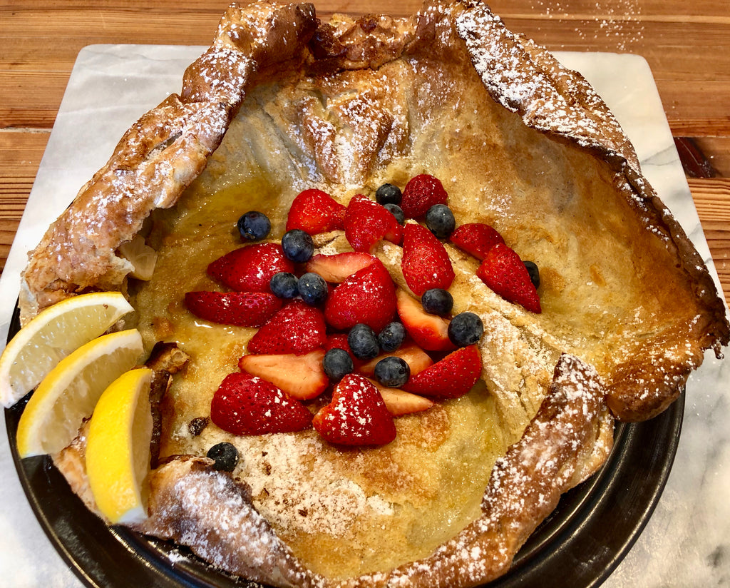 Dutch Baby (German Baked Pancake) • Curious Cuisiniere