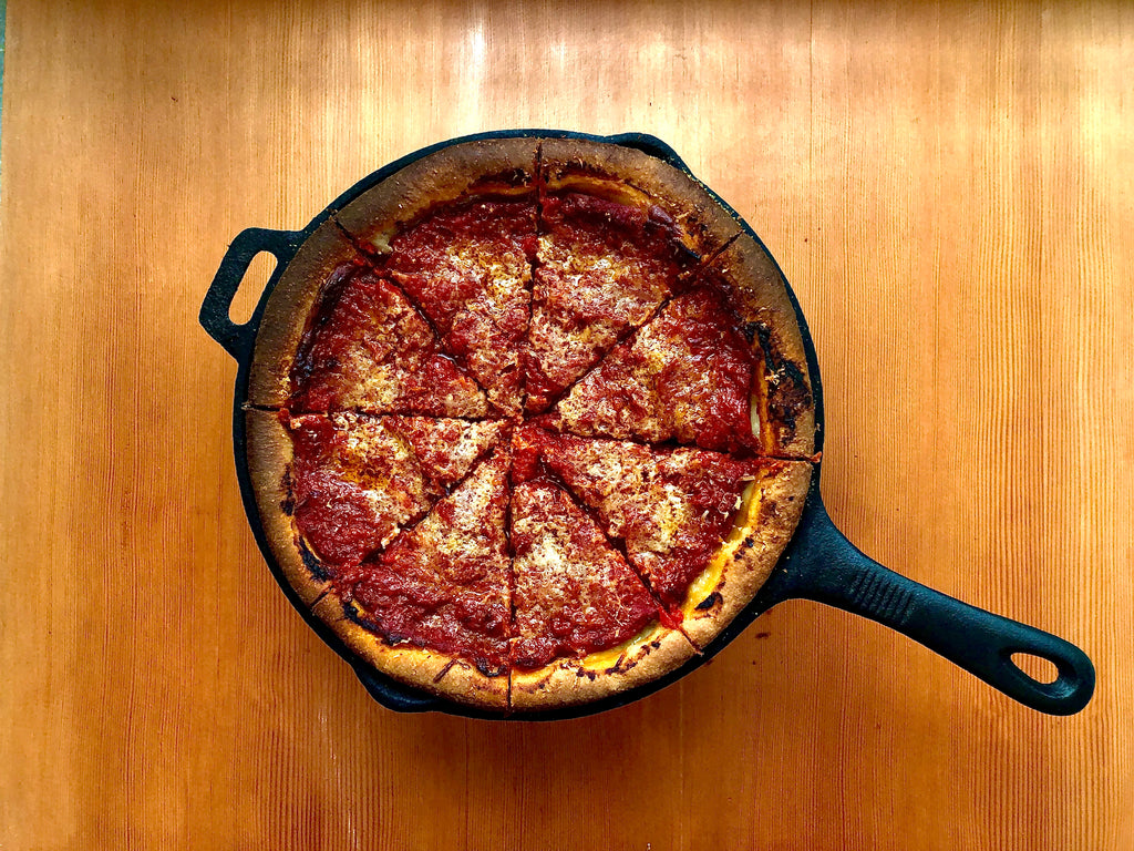 Cast Iron Deep Dish Pizza Pan Recipe