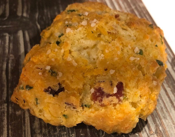 Buttermilk Biscuits with Bacon, Cheddar and Chives