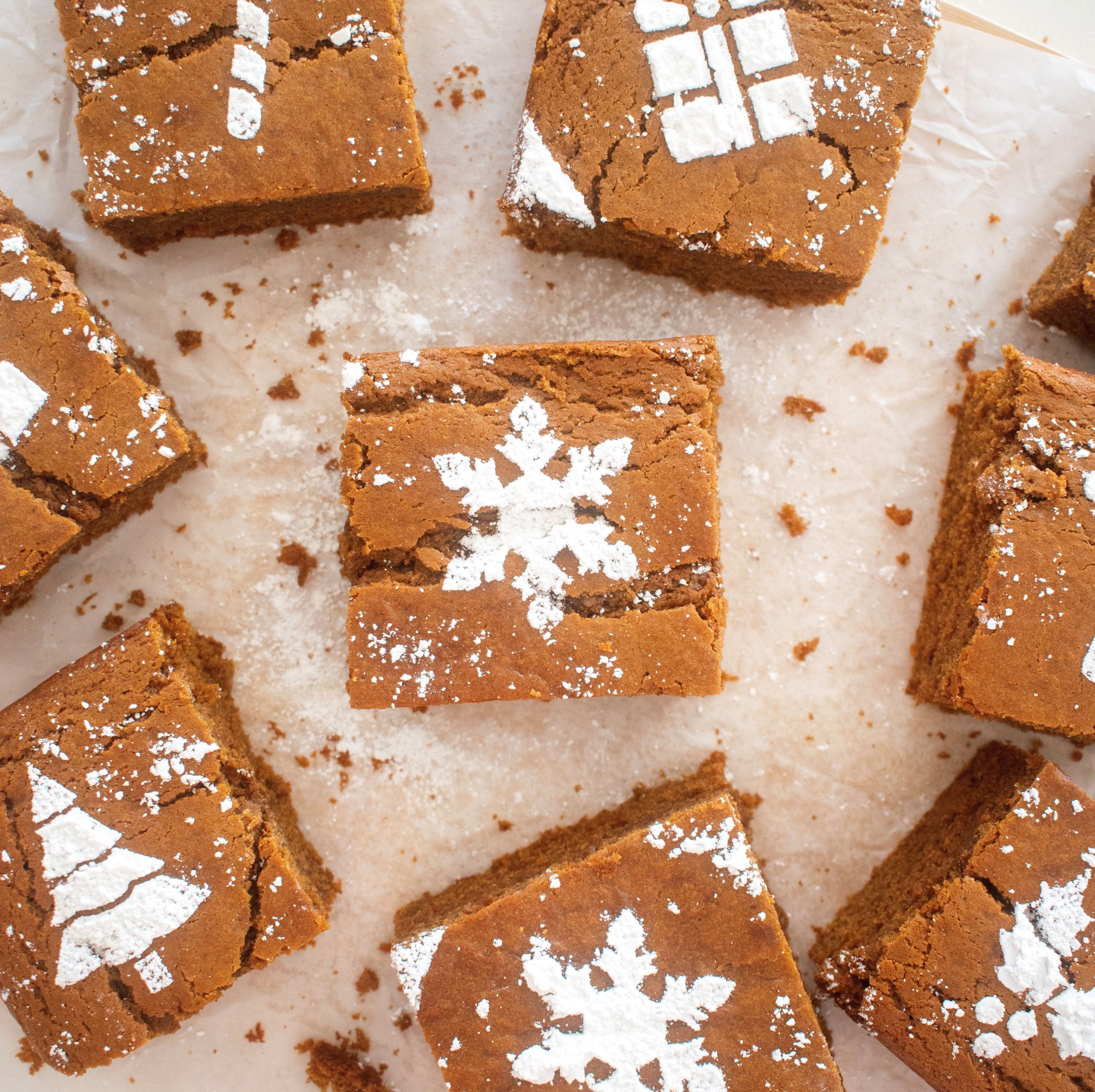 Gingerbread Snack Cake