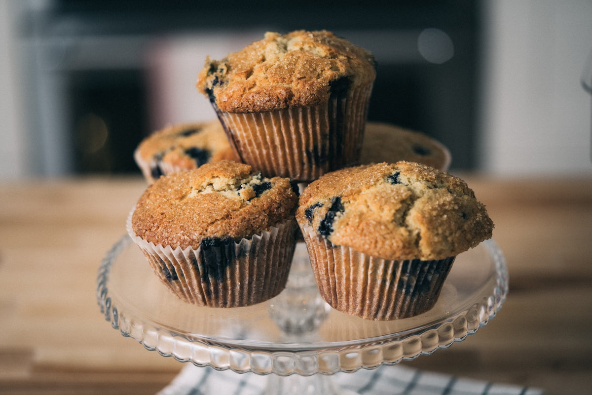 Bakery-Style Blueberry Muffins
