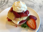 Fourth of July Strawberry Shortcake with Local Berries