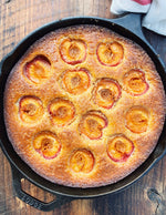 Apricot Cornmeal Skillet Cake
