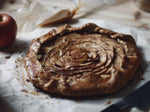 Apple Galette with Sourdough Crust and Cider Caramel