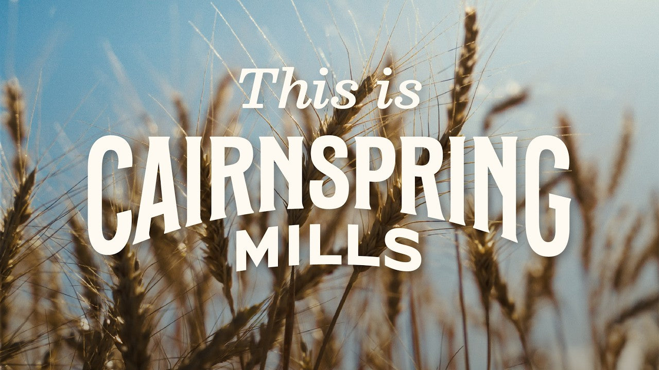 Load video: Fresh-milled flour. Regional grain. Farmers we know. Bakers we admire. This is Cairnspring Mills — rooted in the Skagit Valley and built to bring better, more nutritous flour to the table, while changing the food system and making communities more resilient.