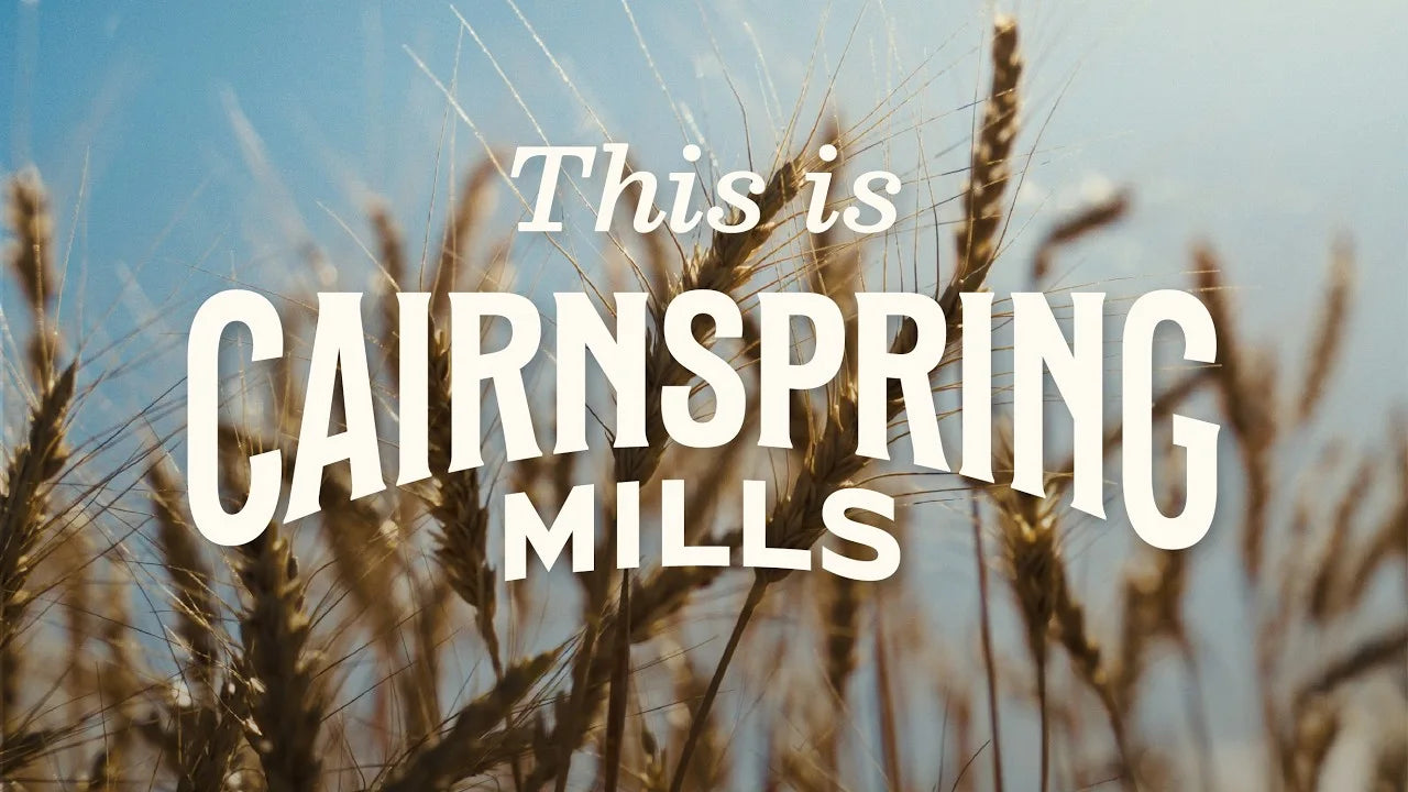Load video: Fresh-milled flour. Regional grain. Farmers we know. Bakers we admire. This is Cairnspring Mills — rooted in the Skagit Valley and built to bring better, more nutritous flour to the table, while changing the food system and making communities more resilient.