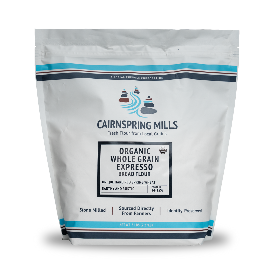 Organic Whole Grain Expresso Bread Flour