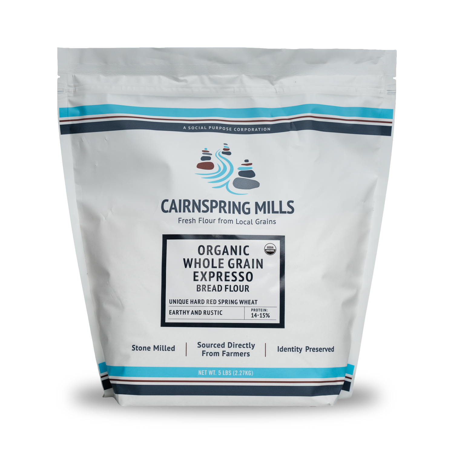 Organic Whole Grain Expresso Bread Flour