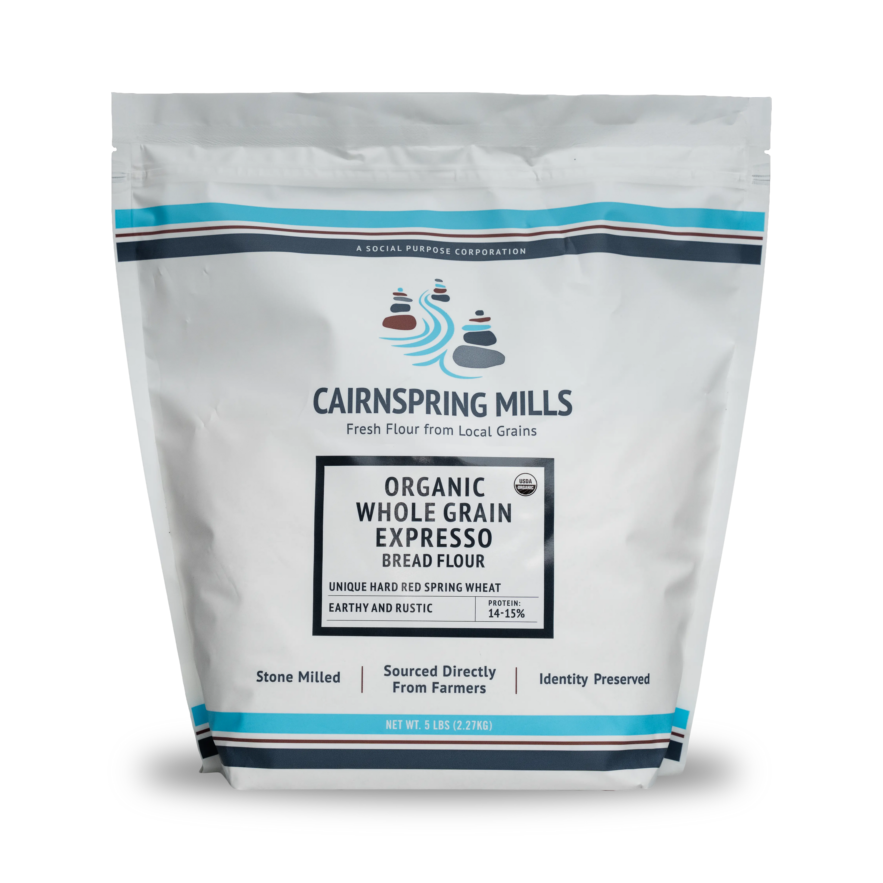 Organic Whole Grain Expresso Bread Flour